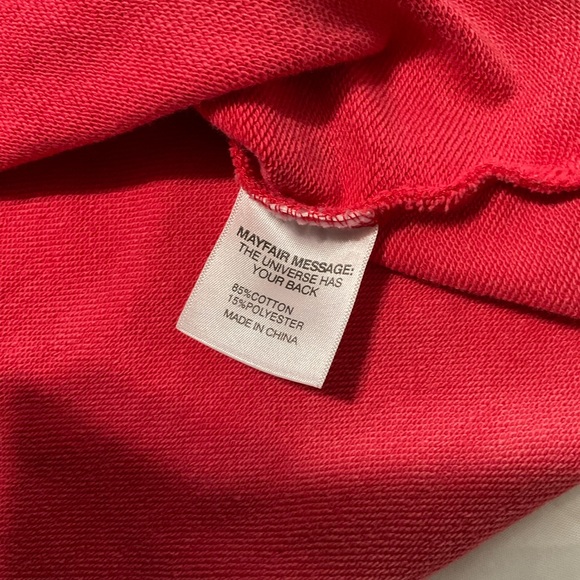 The Mayfair Group Empathy Red Crew Neck Sweater - Picture 5 of 7